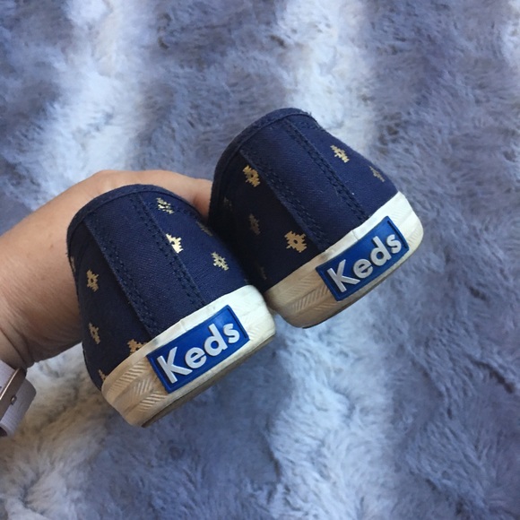 Navy and Gold Keds - Picture 5 of 7